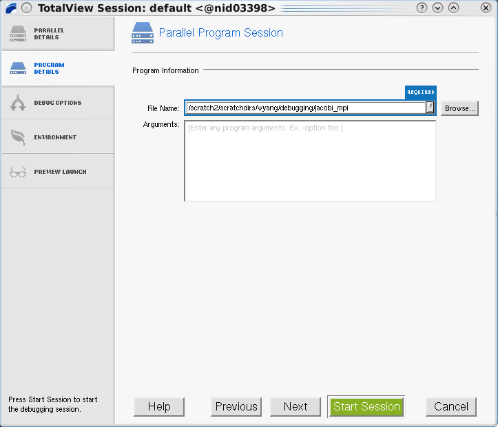 Debugging in C With TotalView